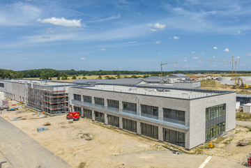 Außenansicht des Laborgebäudes